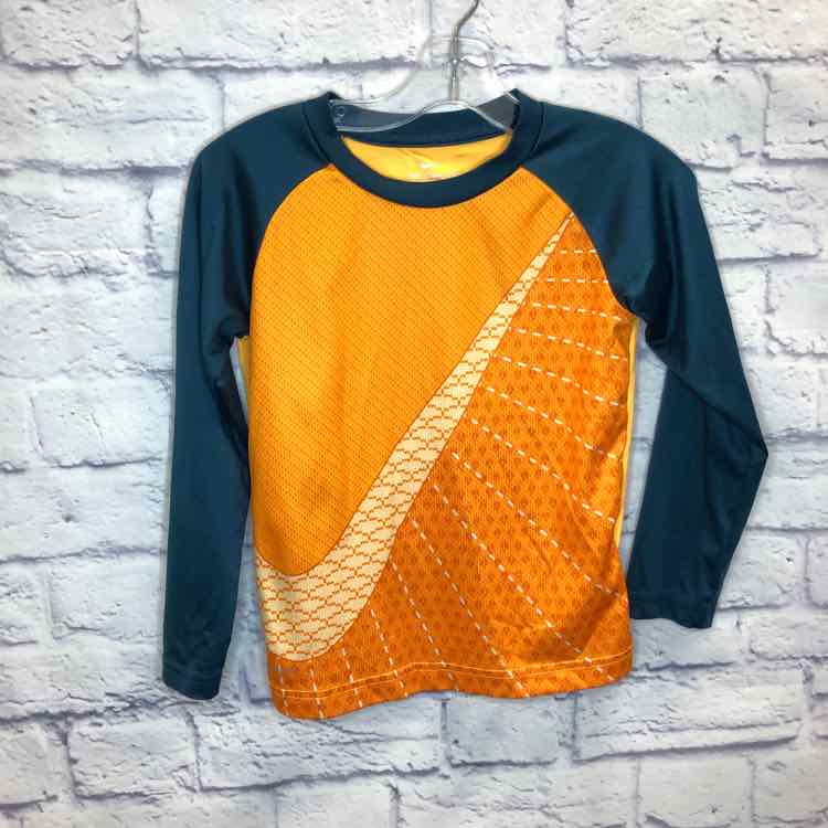 Nike Orange Size 5 Boys Long Sleeve Shirt