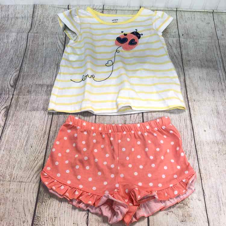 Carters Yellow Size 4T Girls Pajamas