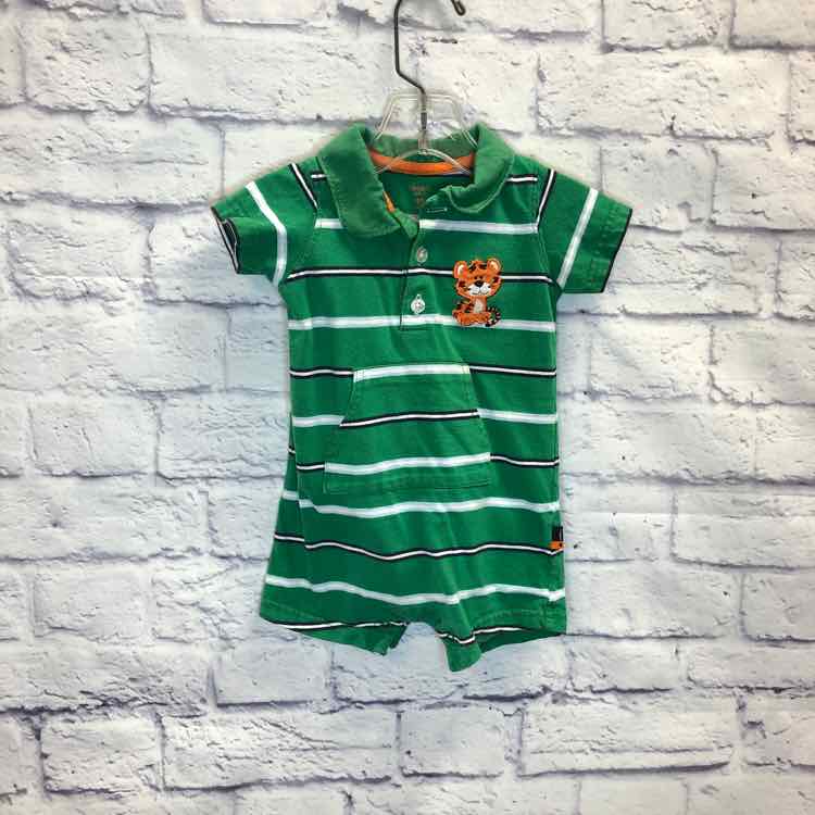 Carters Green Size 12 Months Boys Romper