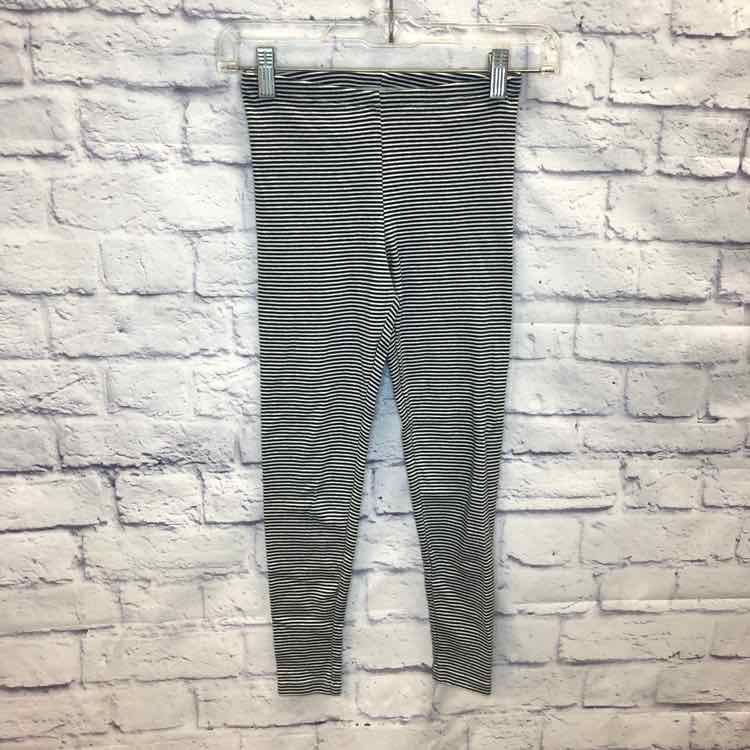 Tea Stripe Size 10 Girls Leggings