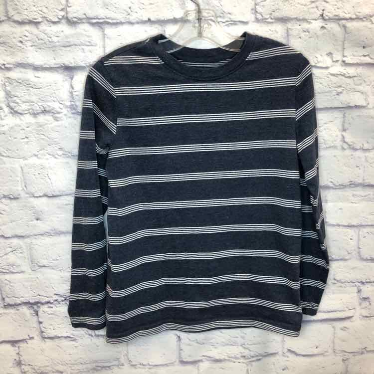 Jumping Beans Stripe Size 8 Boys Long Sleeve Shirt