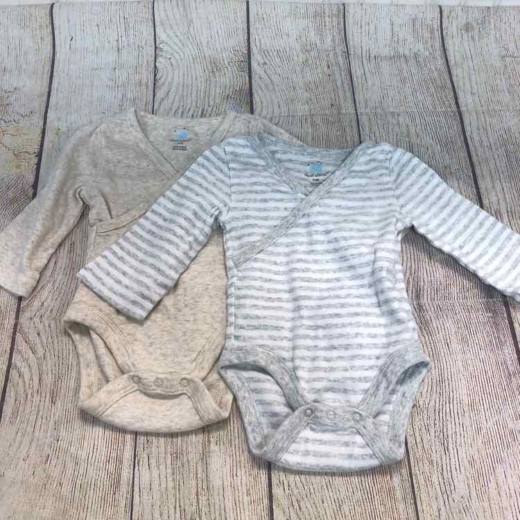 Cloud Island Stripe Size 0-3 Months Boys Bodysuit