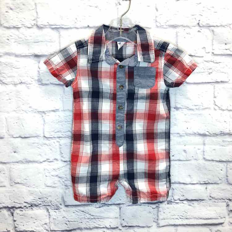 Old Navy RWB Size 6-12 months Boys Romper