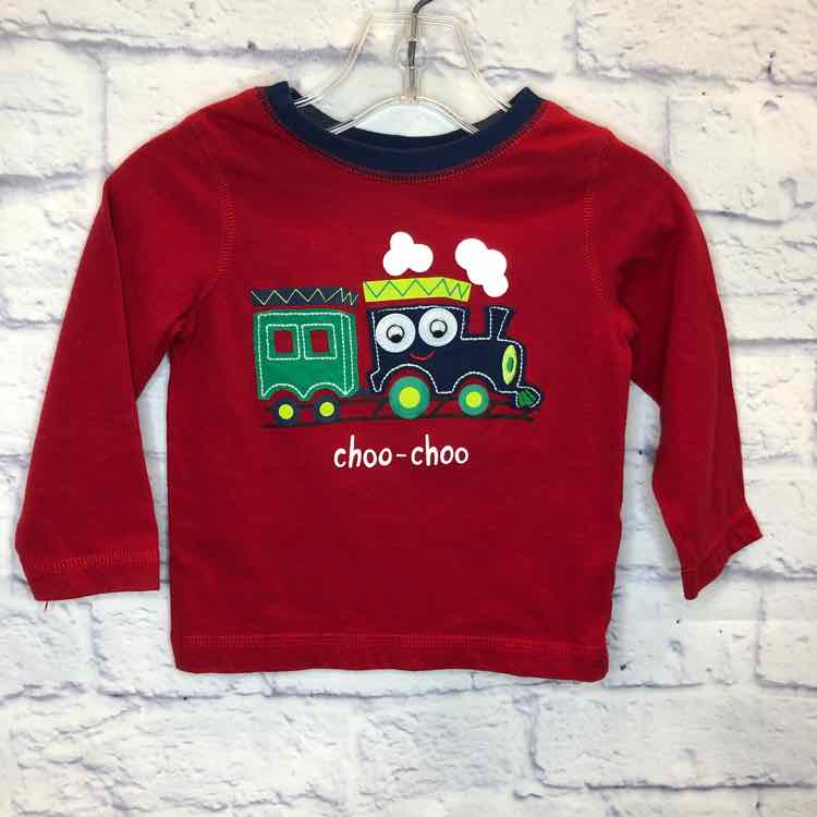 Mix & Match Red Size 12 Months Boys Long Sleeve Shirt