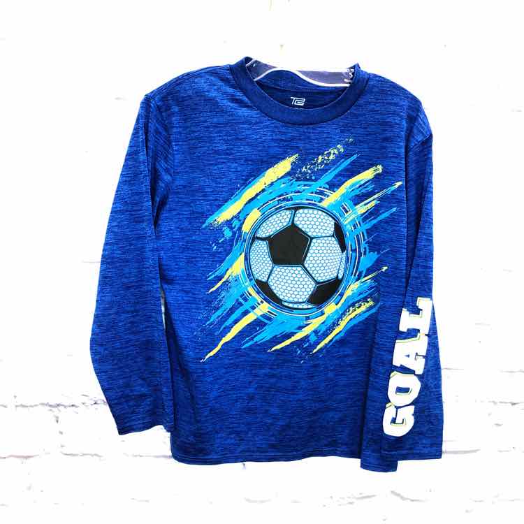 Tek Gear Blue Size 10 Boys Long Sleeve Shirt