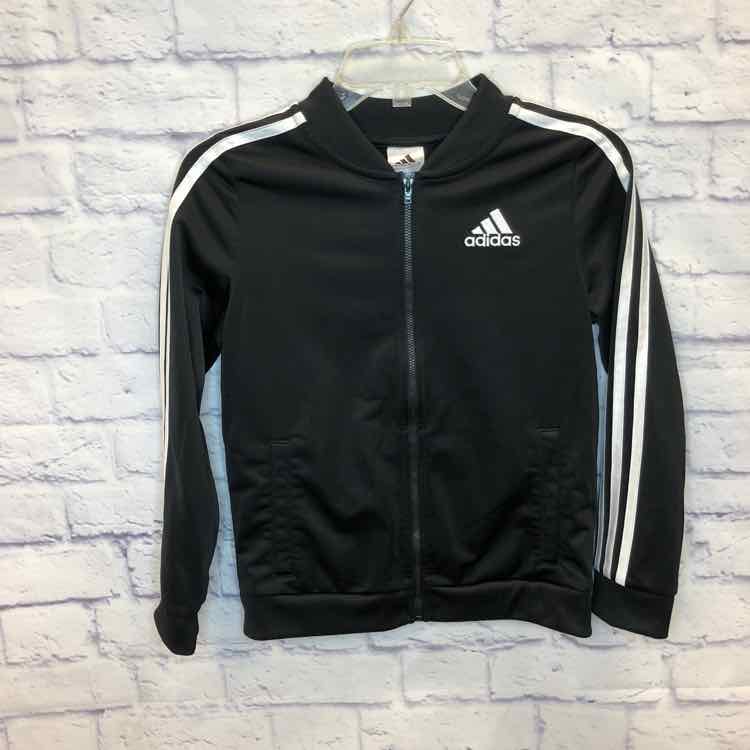 Adidas Black & White Size 14 Girls Coat/Jacket