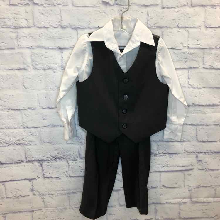 Lito Black & White Size 5 Boys 3 Piece Outfit