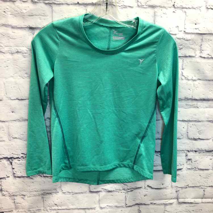 Old Navy Green Size 10 Girls Long Sleeve Shirt