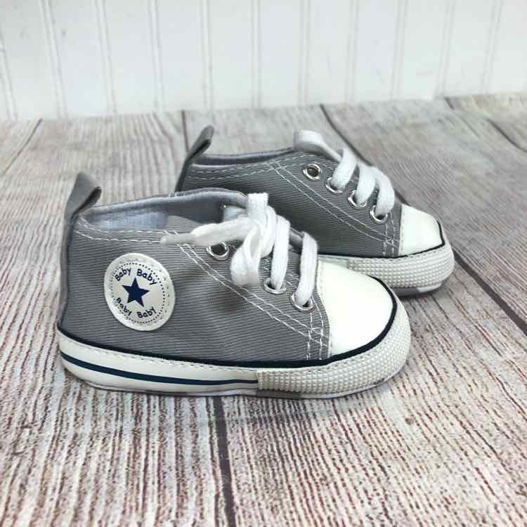 Baby Gray Size 1 Boys Casual Shoes