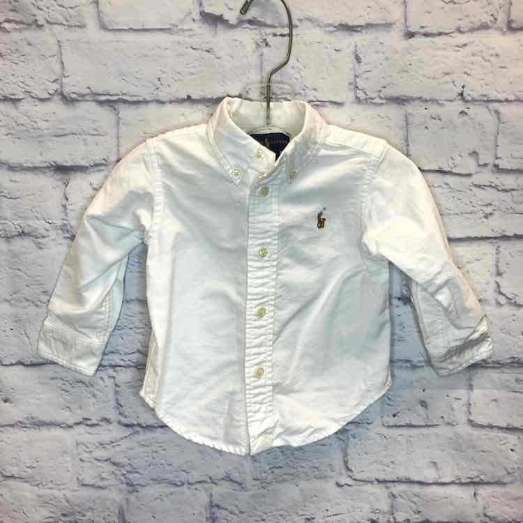 Ralph Lauren White Size 12 Months Boy Polo or Button Down