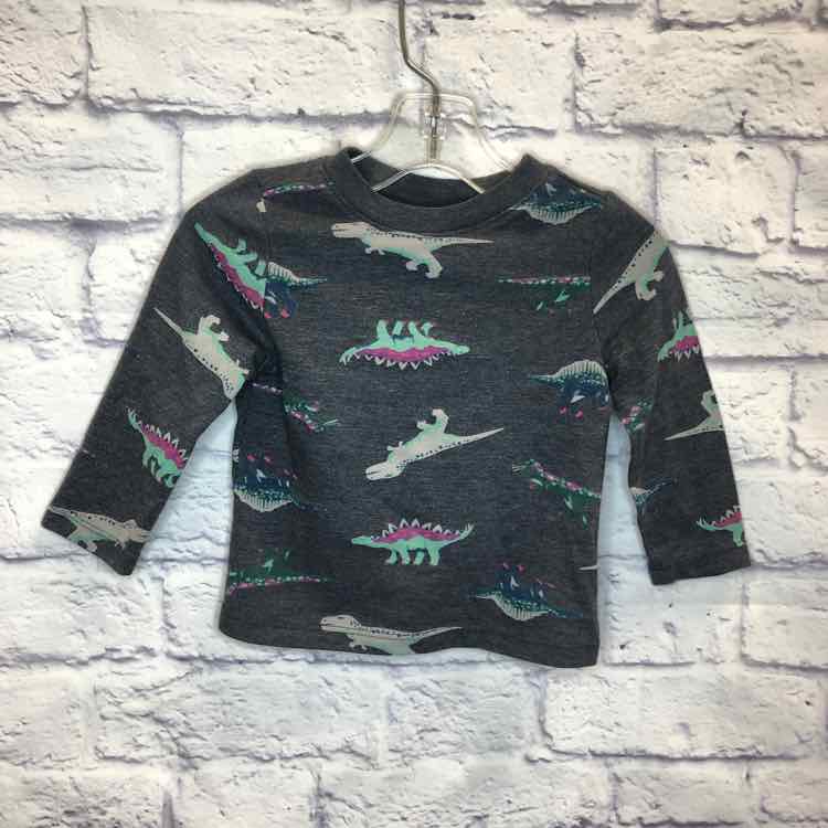 Old Navy Gray Size 12-18 months Boys Long Sleeve Shirt