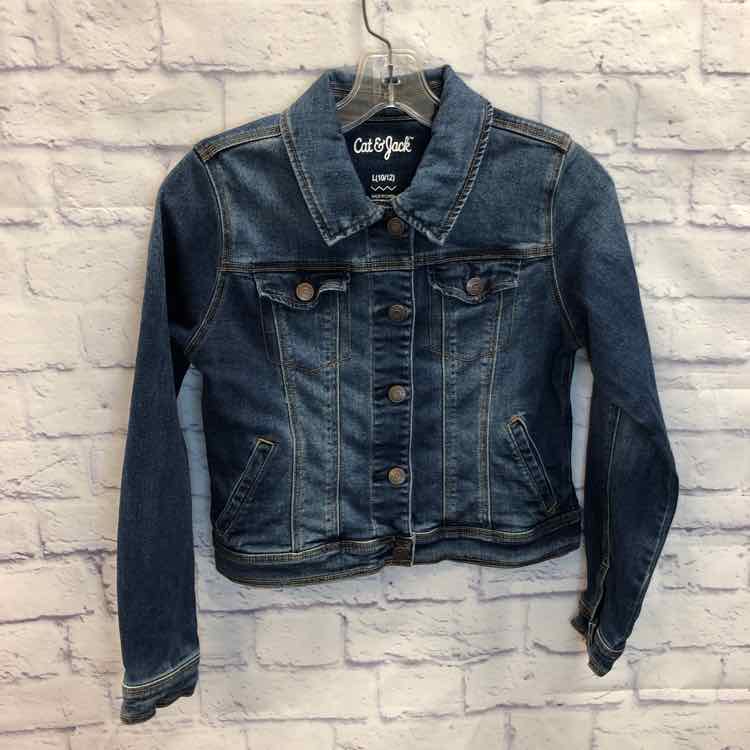 Cat & Jack Denim Size 10 Girls Coat/Jacket