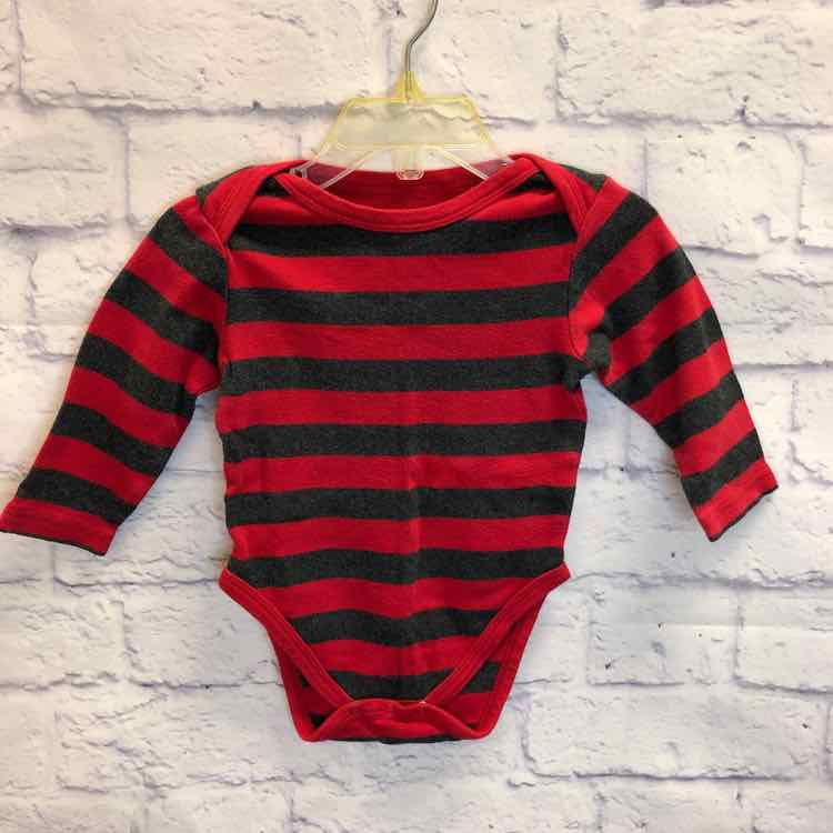 Leveret Stripe Size 6-12 months Boys Bodysuit