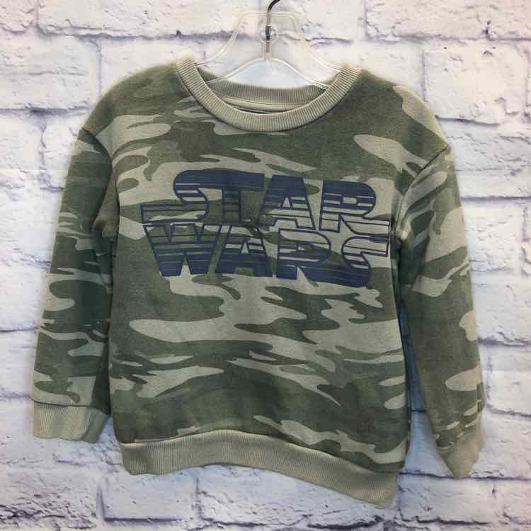 Star Wars Camo Size 3T Boys Sweatshirts/Hoodie