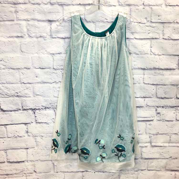 Tea Green Size 8 Girls Dress