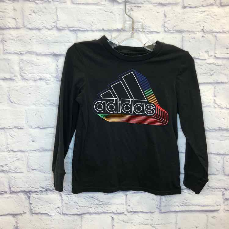 Adidas Black Size 5 Boys Long Sleeve Shirt