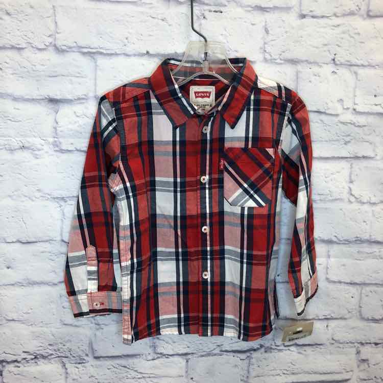 Levis Red Size 24 Months Boy Polo or Button Down