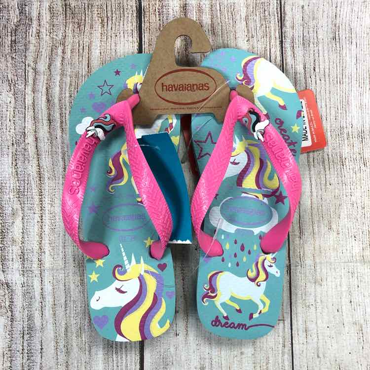 Havaianas Blue Size 3 Girls Flip Flops