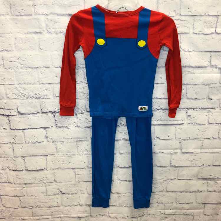 Super Mario Blue Size 10 Boys Pajamas