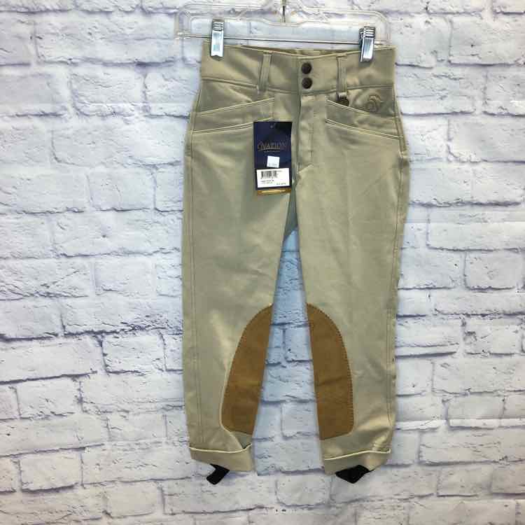 Ovation Tan Size 8 Girls Pants