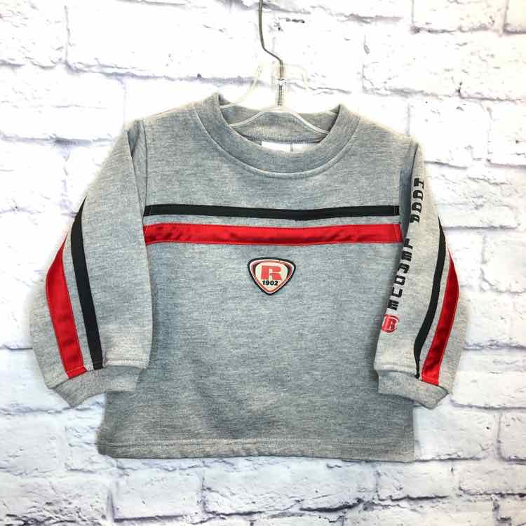 Russell Gray Size 2T Boys Sweatshirts/Hoodie