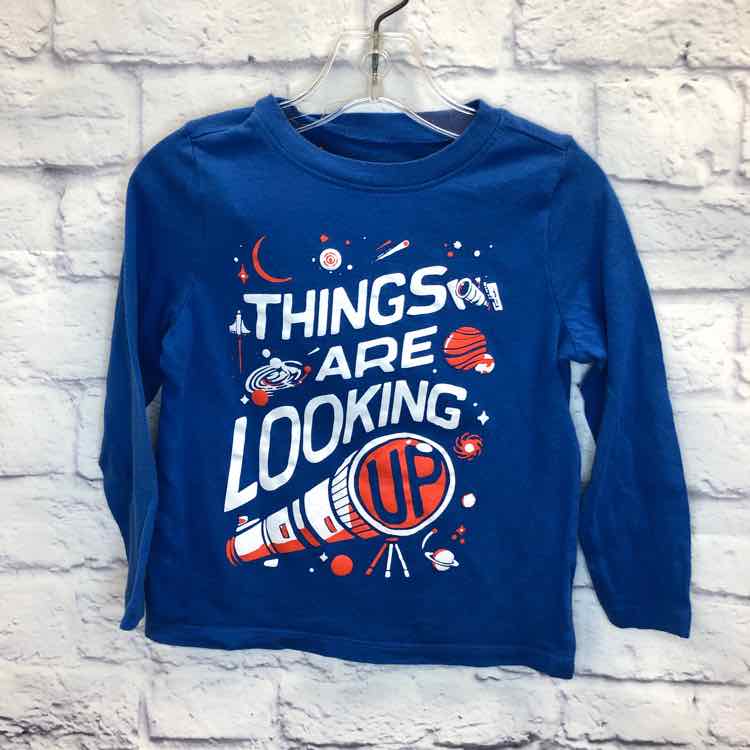 Old Navy Blue Size 3T Boys Long Sleeve Shirt