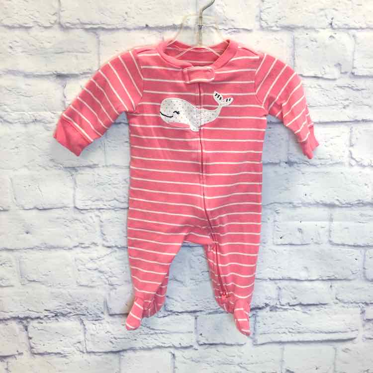 Carters Pink Size 3 Months Girls Sleeper