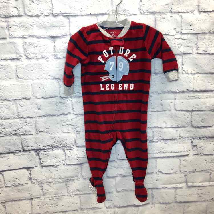 Carters Red Size 12 Months Boys Sleeper