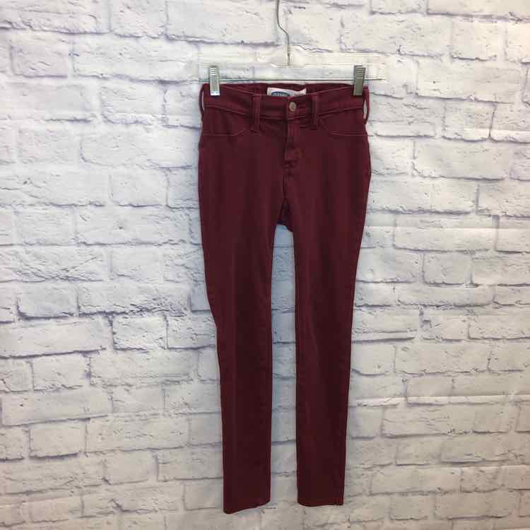 Old Navy Maroon Size 10 Girls Pants