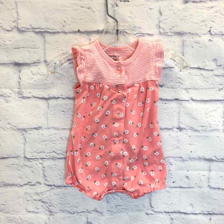 Carters Pink Size 3 Months Girls Romper