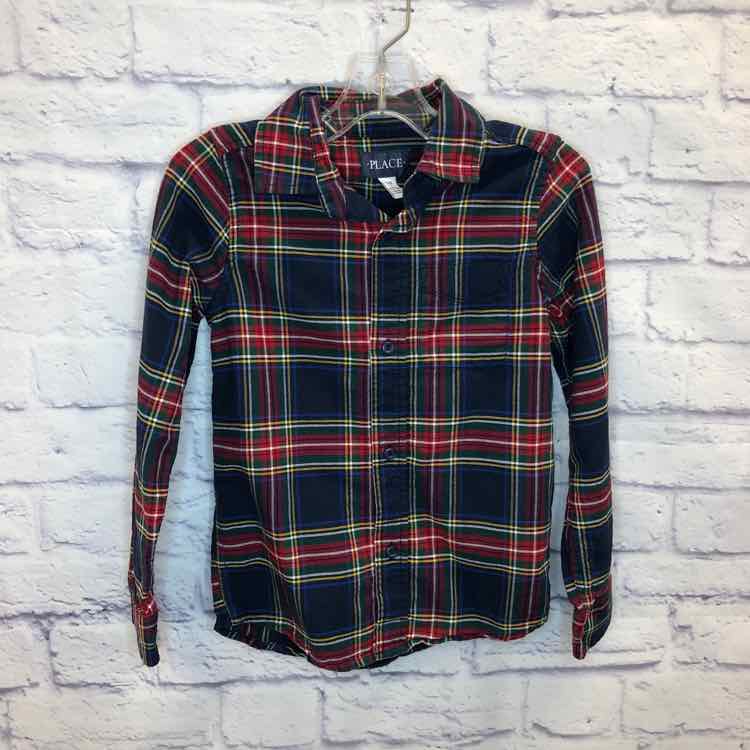 Childrens Place Plaid Size 5 Boy Polo or Button Down