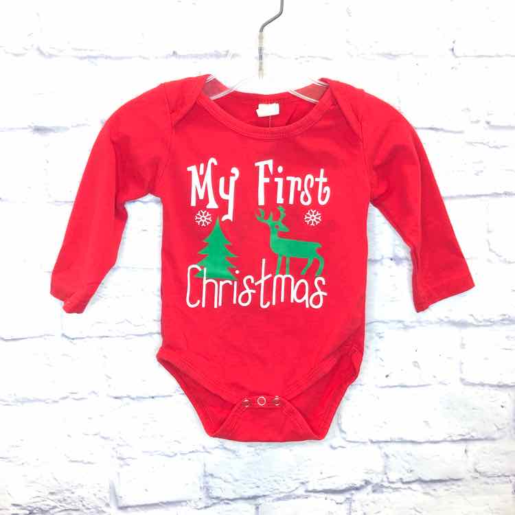 Red Size 12-18 months Boys Bodysuit