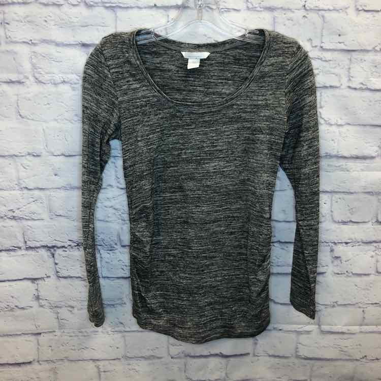 H&M Gray Size M Maternity Long Slv Top