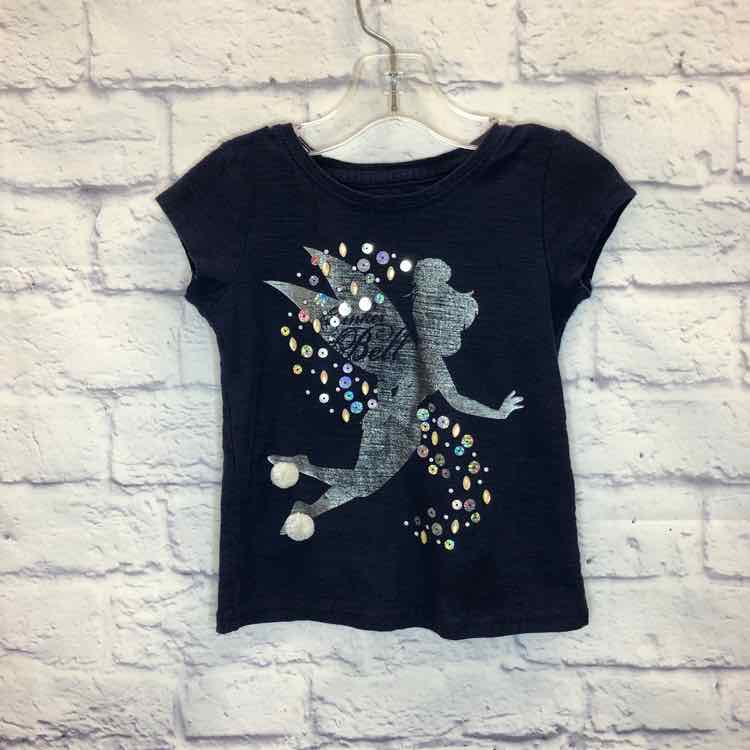 Disney Navy Size 2T Girls Short Sleeve Shirt