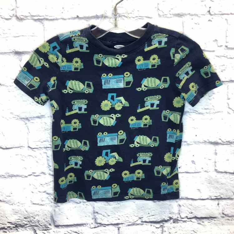 Old Navy Navy Size 4T Boys Short Sleeve Shirt