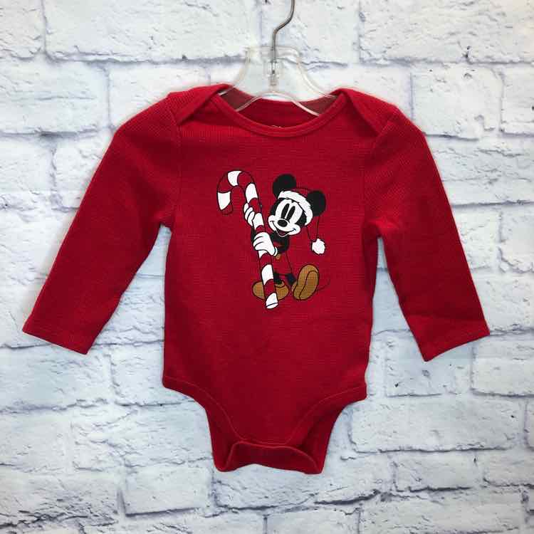 Disney Red Size 9 Months Boys Bodysuit