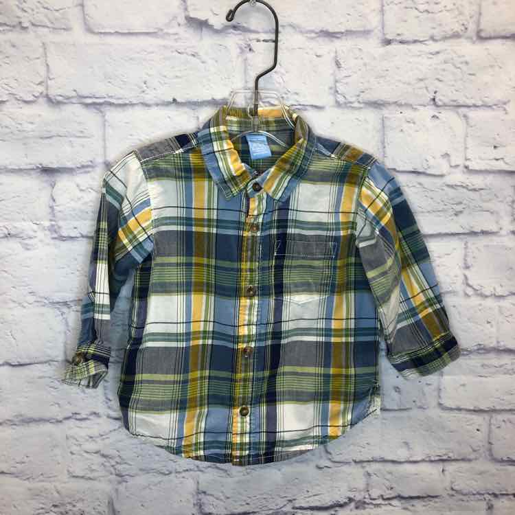 Childrens Place Plaid Size 12-18 months Boy Polo or Button Down