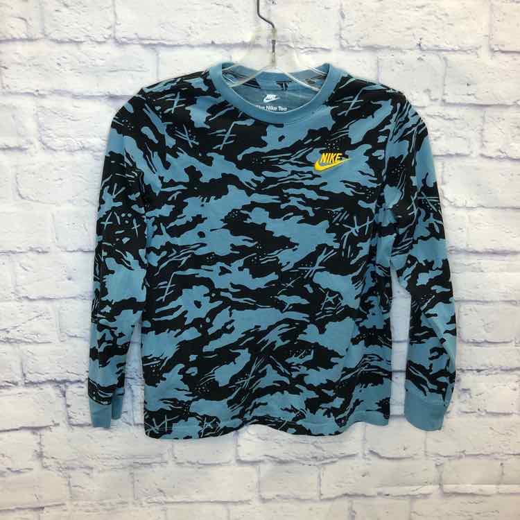 Nike Blue Size 10 Boys Long Sleeve Shirt