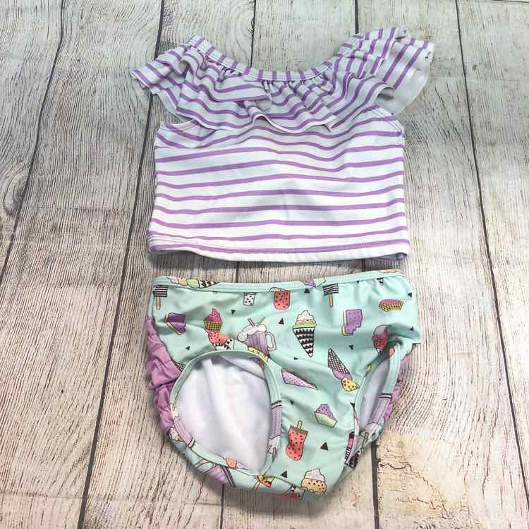 Ruffle Butts Purple Size 4T Girls Two Piece