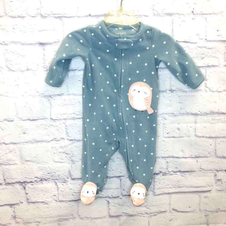 Just One You Green Size 3 Months Fleece Girls Sleeper