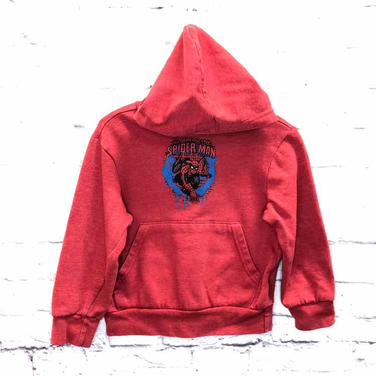 Spiderman Red Size 5 Boys Sweatshirts/Hoodie