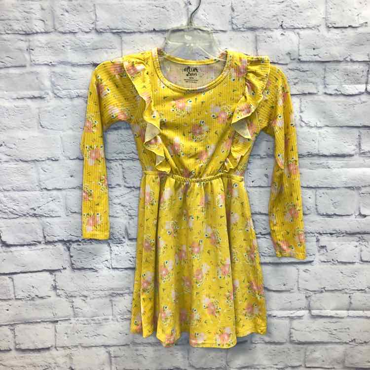 Delias Yellow Size 10 Girls Dress