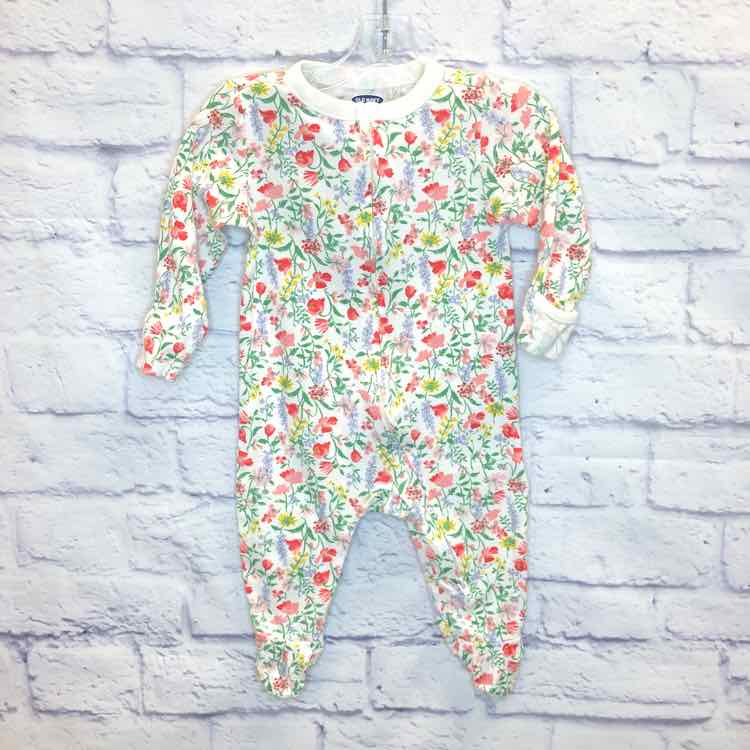 Old Navy Floral Size 3-6 Months Girls Sleeper