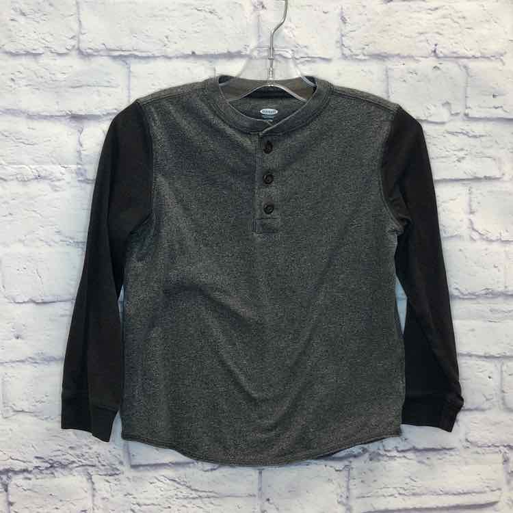 Old Navy Gray Size 5 Boys Long Sleeve Shirt