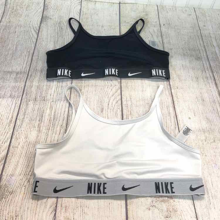 Nike Black & White Size 10 Bra