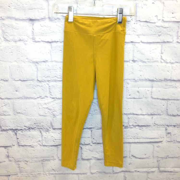 LulaRoe Mustard Size 2-4 Girls Leggings