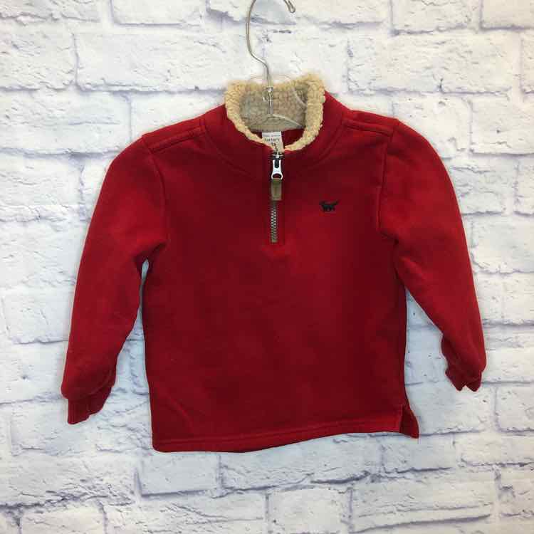 Carters Red Size 4T Boys Sweatshirts/Hoodie