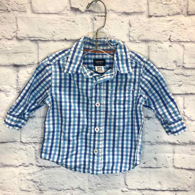 Carters Blue Size 12 Months Boy Polo or Button Down