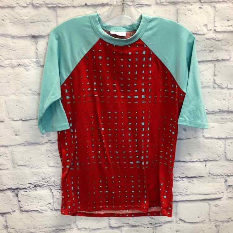 LulaRoe Red Size 8 Girls 3/4 Sleeve Shirt