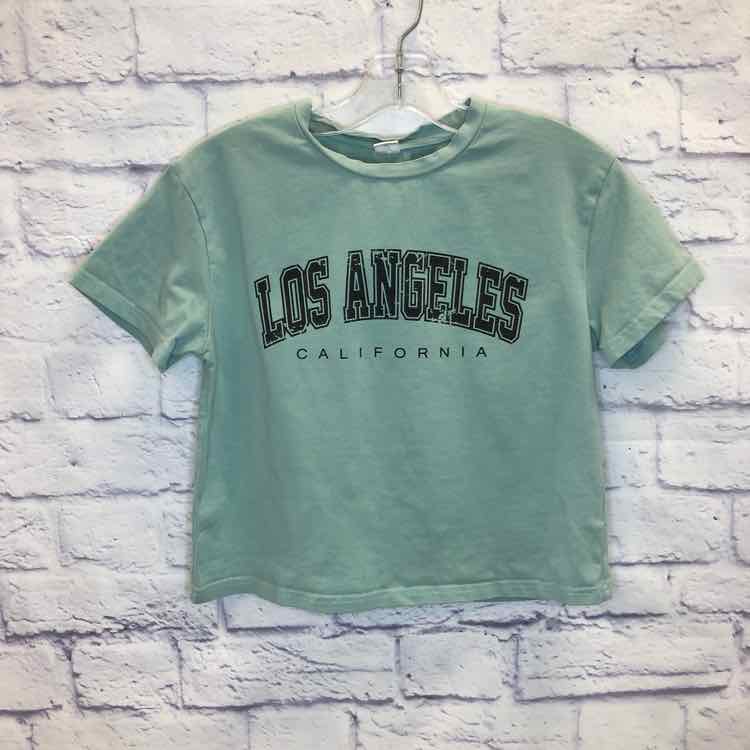 Shein Green Size 8 Girls Short Sleeve Shirt